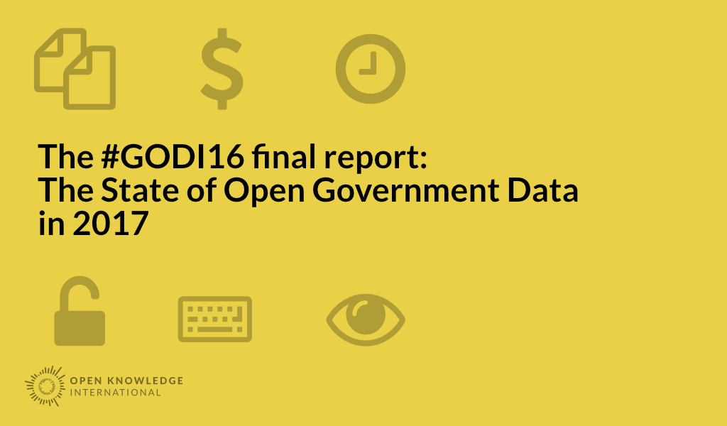 The future of the Global Open Data Index: assessing the ...