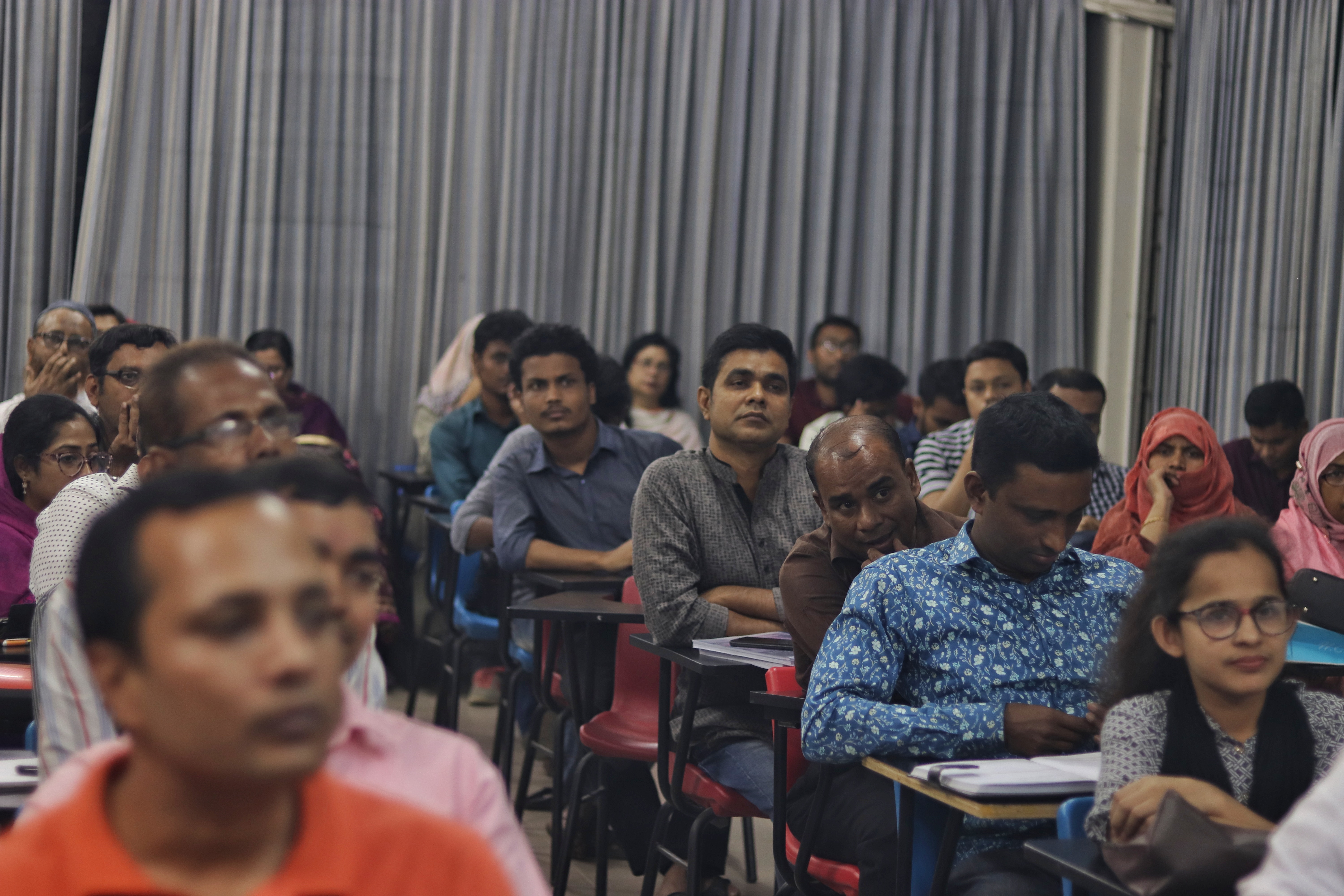 Open Data Day participants at the Bangladesh Open University