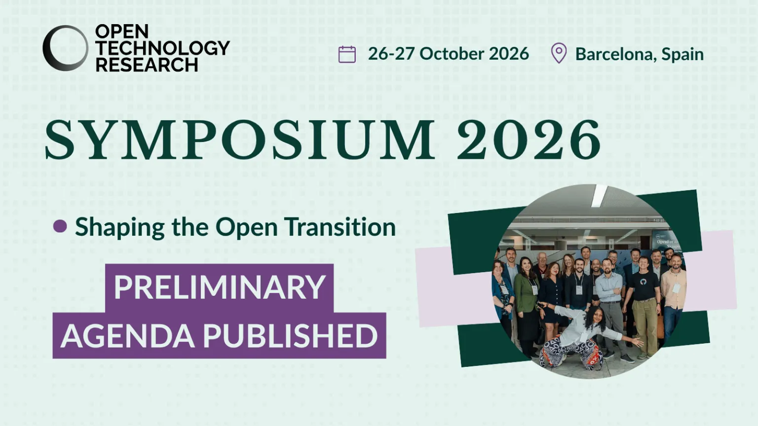 Preliminary agenda announced for the Open Technology Research Symposium 2026 - Open Knowledge Blog